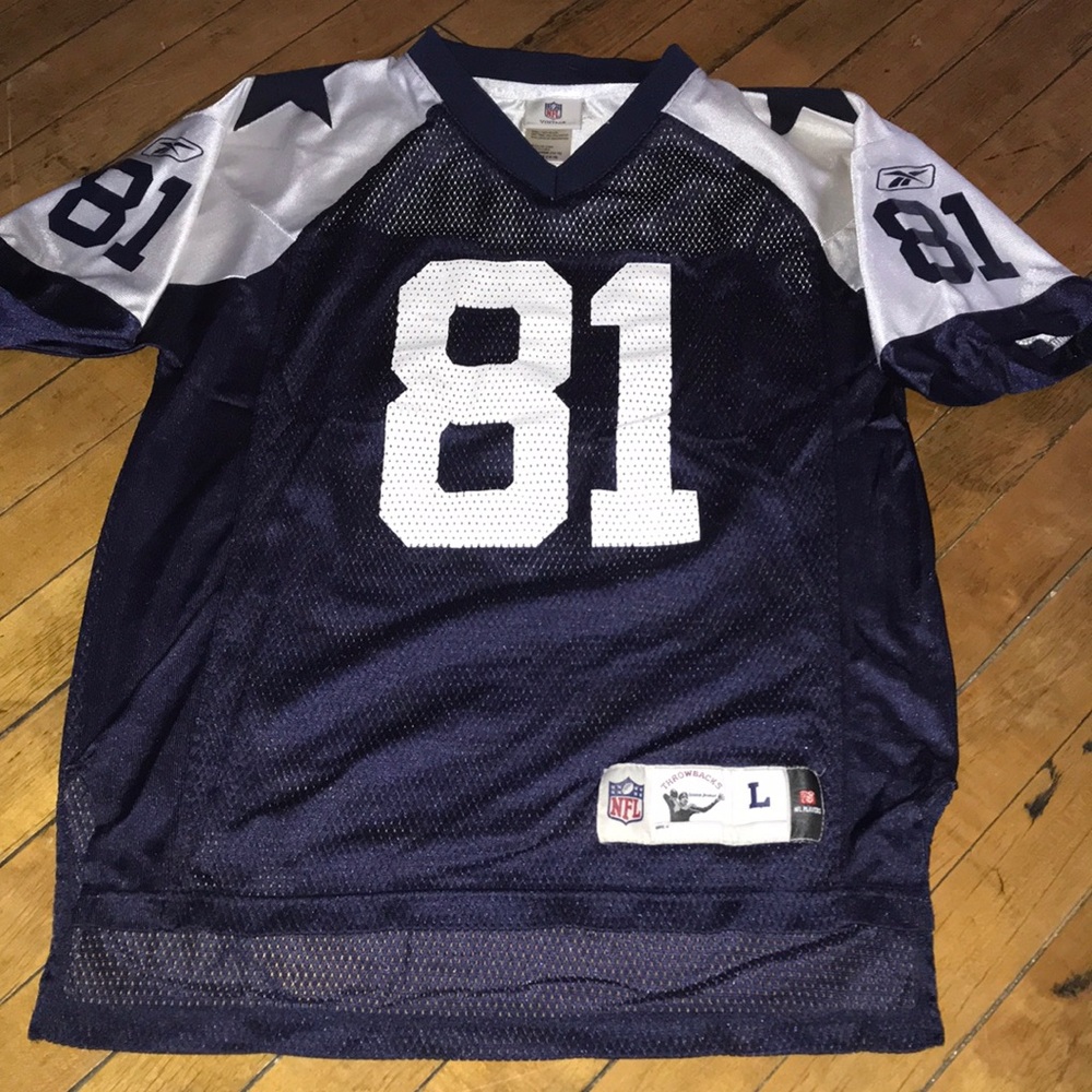 NFL Reebok Jersey with Dallas Cowboys Terrell Owens Number 81